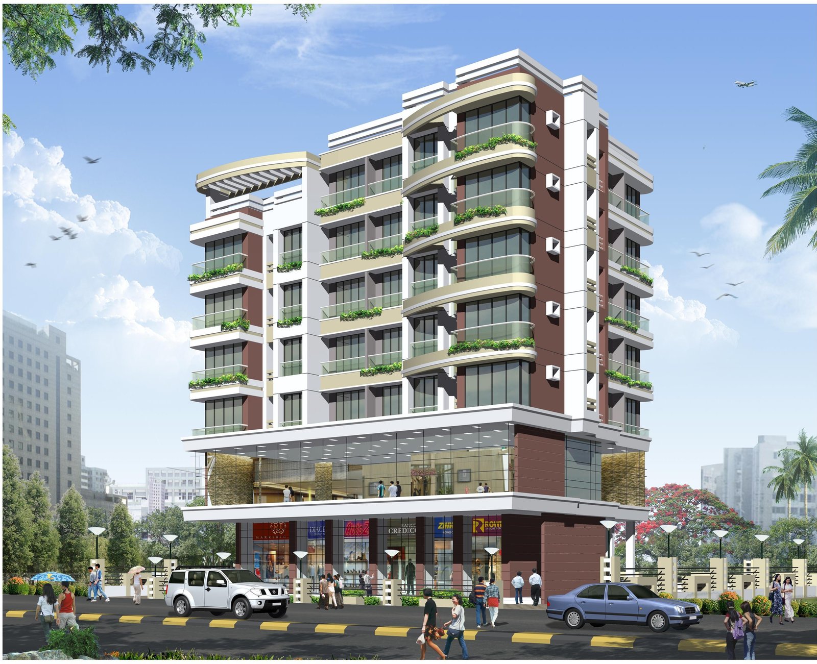 Le Midas building at Malad West